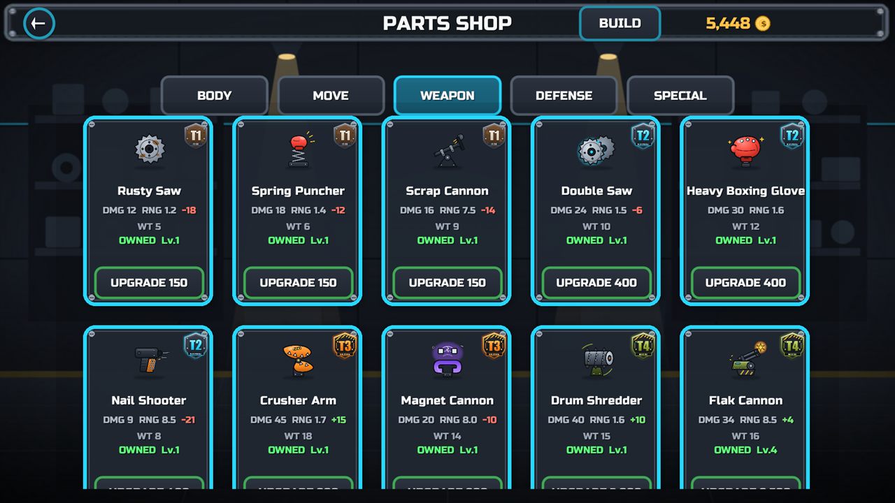 The parts shop